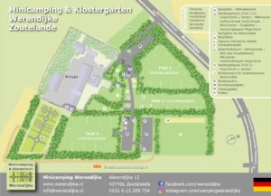 Minicamping Werendijke - Zoutelande Zeeland - Lageplan